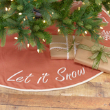 Let it Snow Tree Skirt-Lange General Store