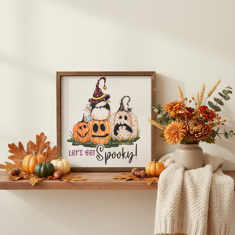 Let's Get Spooky! Halloween Sign 10x10-Lange General Store