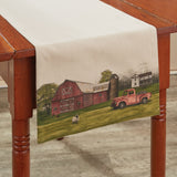 Life On The Farm Table Runner-Lange General Store