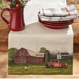 Life On The Farm Table Runner-Lange General Store