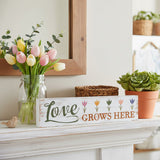 Love Grows Here Tulips Wall Sign-Lange General Store