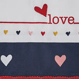 Love Hearts & Poms Towel-Lange General Store