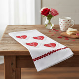 Love Hearts Towel-Lange General Store