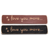 Love You More Engraved Block - Assorted-Lange General Store