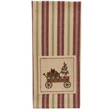 MERRY Striped Dishtowel-Lange General Store