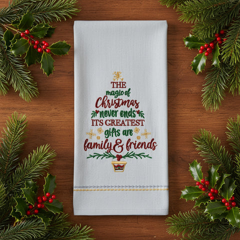 Magic Of Christmas Dishtowel-Lange General Store