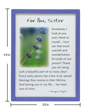 Magnet With Easel Back - For You, Sister-Lange General Store