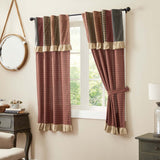 Maisie Patchwork Short Panel Curtains-Lange General Store