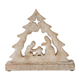 Manger Nativity Scene Wooden Figurine-Lange General Store