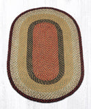 Maple Ridge Collection Braided Rugs - Oval-Lange General Store