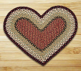 Maple Ridge Heart Rug-Lange General Store