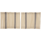 Market Place Blue Grain Sack Stripe Tiers-Lange General Store