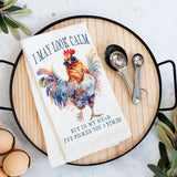May Look Calm Flour Sack Towel-Lange General Store