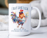 May Look Calm Funny Saying Mug-Lange General Store