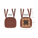 Mayzie Patchwok Chair Pad-Lange General Store