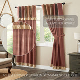 Mayzie Patchwork Panel Curtains-Lange General Store