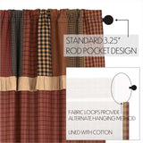 Mayzie Patchwork Panel Curtains-Lange General Store