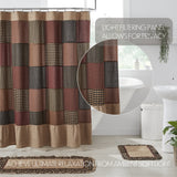 Mayzie Patchwork Shower Curtain