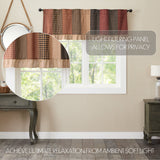 Mayzie Patchwork Valance-Lange General Store