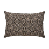 Medallion Black Tan Jacquard Amazing Grace Pillow-Lange General Store