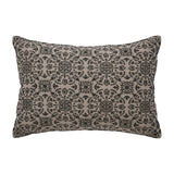 Medallion Black Tan Jacquard Blessed Pillow-Lange General Store