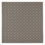 Medallion Black Tan Jacquard Coverlet-Lange General Store