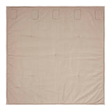 Medallion Burgundy Tan Jacquard Quilted Lap Throw-Lange General Store