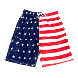 Men's Red White & Blue Swimming Trunks-Lange General Store