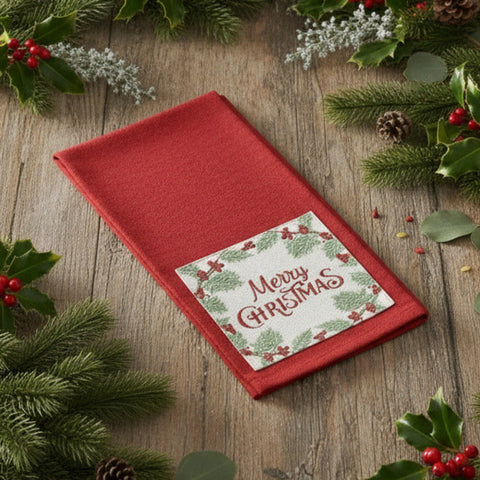 Merry Christmas Dishtowel-Lange General Store