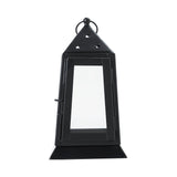 Metal Lantern Black Tealight Holder 9x5x5-Lange General Store