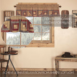 Millbury Block Border Valance-Lange General Store