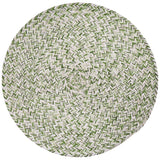 Mint & White Braided Placemats-Lange General Store