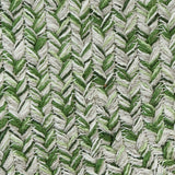 Mint & White Braided Table Runner-Lange General Store