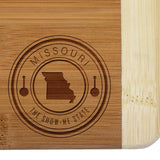 Missouri State Stamp Cutting Board-Lange General Store