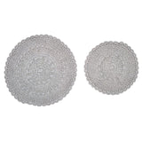 Mist Grey Lace Doily Set of 2-Lange General Store