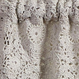 Mist Grey Lace Valance-Lange General Store