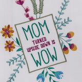 Mom Turned Upside Down Dishtowel-Lange General Store