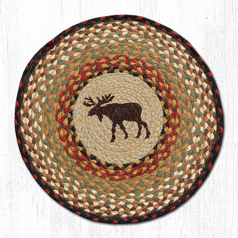 Moose Braided Chair Pad-Lange General Store