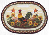 Morning Rooster Braided Placemat-Lange General Store