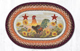 Morning Rooster Braided Rug-Lange General Store