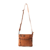 Morrisville Brown Leather Shoulder Bag-Lange General Store
