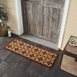 Mosaic Burgundy Door Mats-Lange General Store