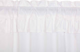 Muslin Ruffled Bleached White Long Prairie Curtains-Lange General Store