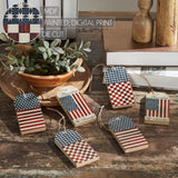 My Country Americana Tag Ornaments Set of 6-Lange General Store