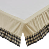 My Country Navy & Khaki Ruffled Bed Skirt-Lange General Store