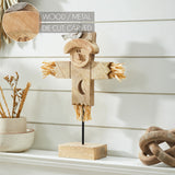 Natural Wooden Scarecrow-Lange General Store