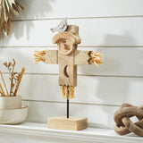 Natural Wooden Scarecrow-Lange General Store