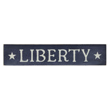 Navy Liberty Wooden Sign-Lange General Store