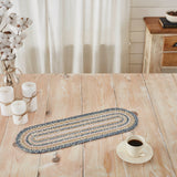 Navy Rose Braided Table Runners - Lange General Store