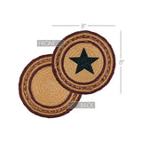 Navy Star Braided Trivet 8"-Lange General Store